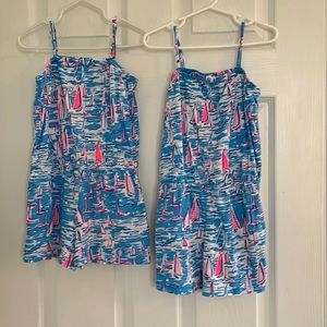 Lilly Pulitzer matching rompers this price is for both
